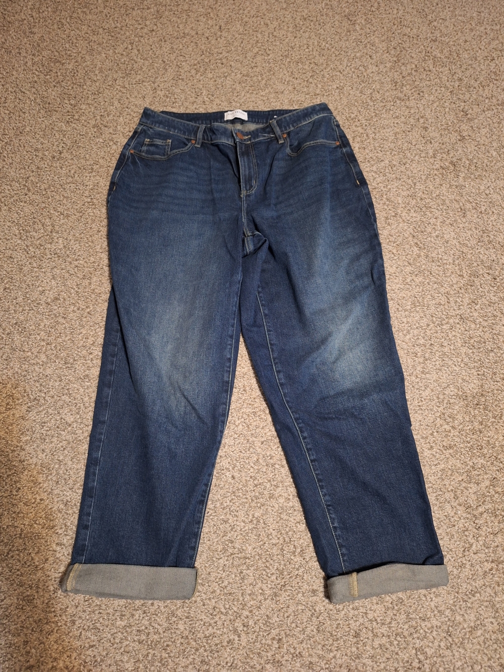 Lane Bryant Dark Blue Boyfriend Jeans